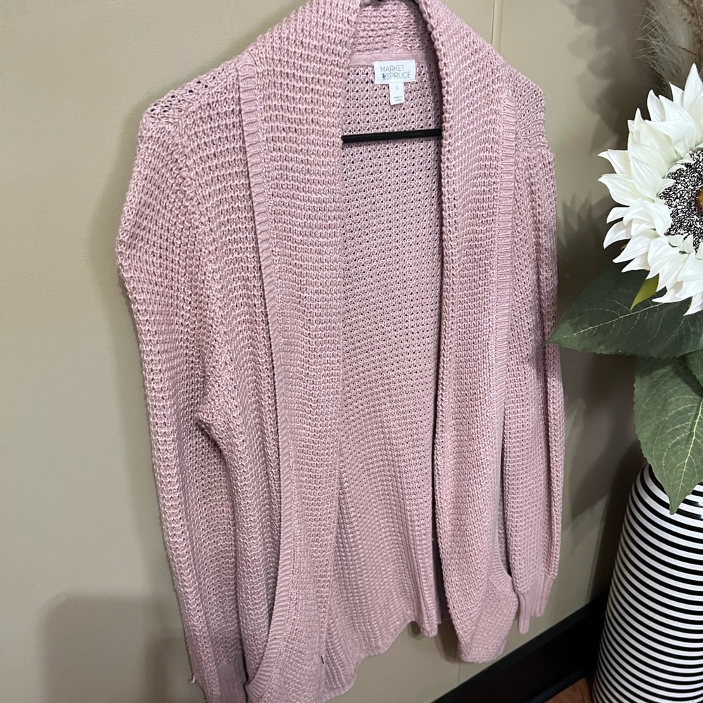 Market & Spruce Blush Cardigan